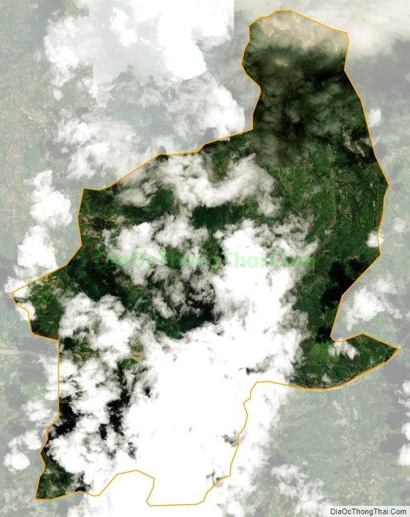 Bản đồ vệ tinh Thị trấn Yên Phú, huyện Bắc Mê