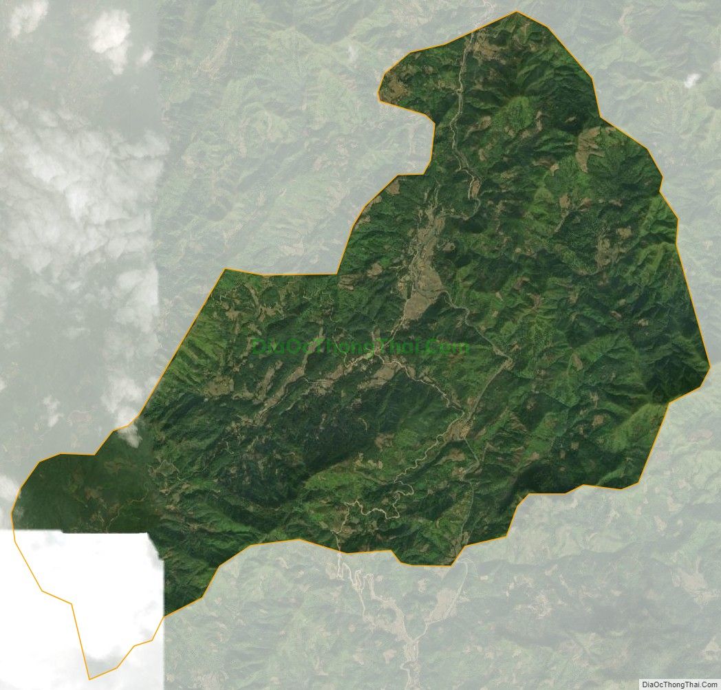 Bản đồ vệ tinh xã Đồng Tiến, huyện Bắc Quang