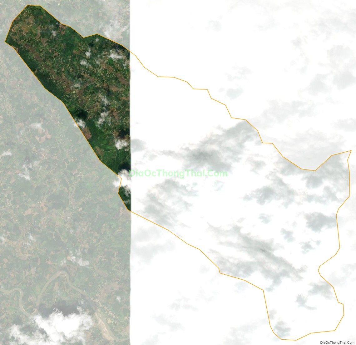 Bản đồ vệ tinh xã Hùng An, huyện Bắc Quang