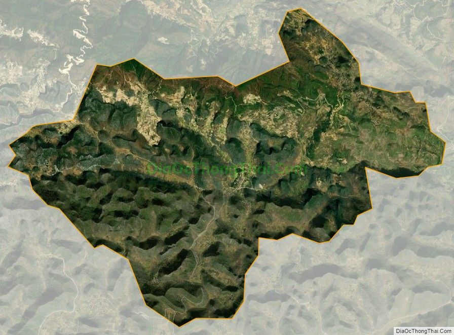 Bản đồ vệ tinh xã Lũng Táo, huyện Đồng Văn