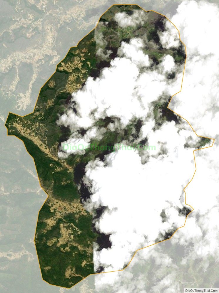 Bản đồ vệ tinh xã Sảng Tủng, huyện Đồng Văn