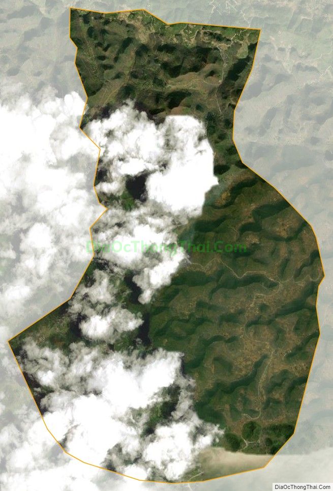 Bản đồ vệ tinh xã Tả Lủng, huyện Đồng Văn