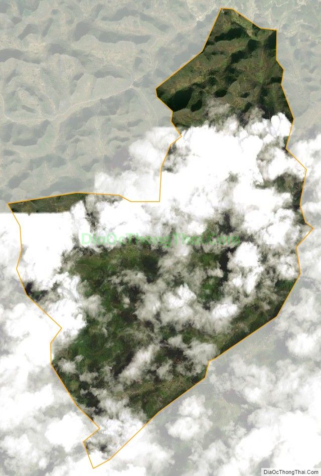 Bản đồ vệ tinh xã Tả Phìn, huyện Đồng Văn