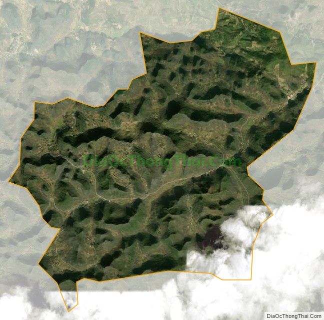 Bản đồ vệ tinh xã Thài Phìn Tủng, huyện Đồng Văn