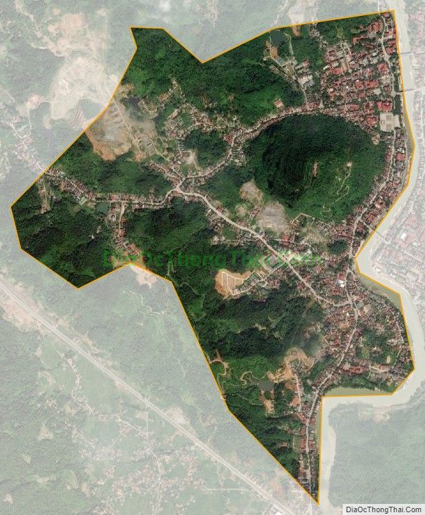 Bản đồ vệ tinh phường Nguyễn Trãi, thành phố Hà Giang