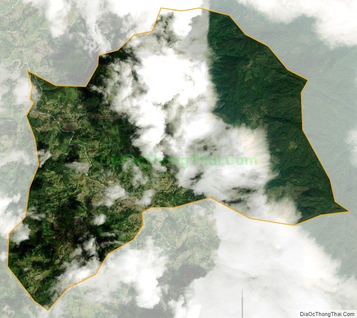 Bản đồ vệ tinh xã Bản Nhùng, huyện Hoàng Su Phì