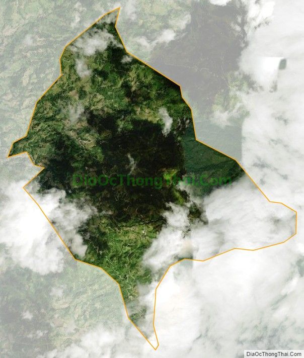 Bản đồ vệ tinh xã Bản Péo (cũ), huyện Hoàng Su Phì