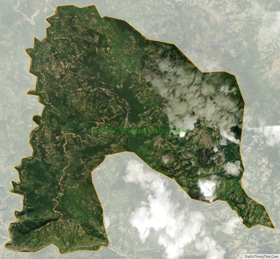 Bản đồ vệ tinh xã Chiến Phố, huyện Hoàng Su Phì