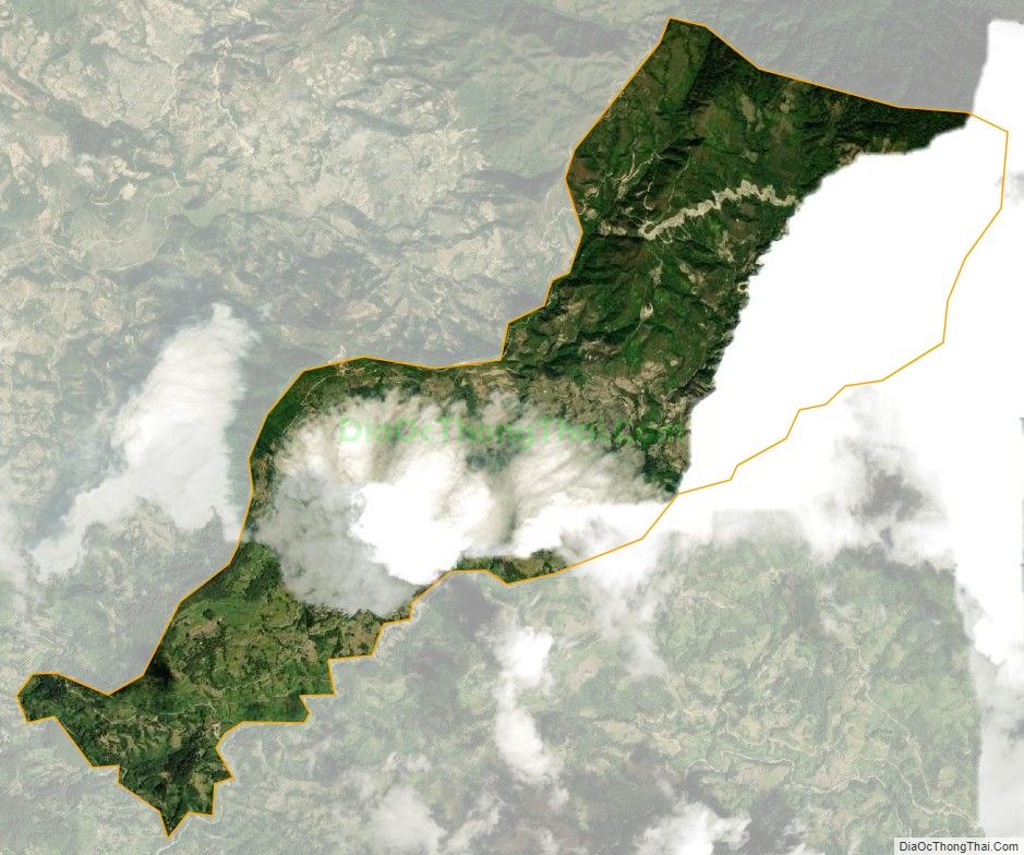 Bản đồ vệ tinh xã Đản Ván, huyện Hoàng Su Phì