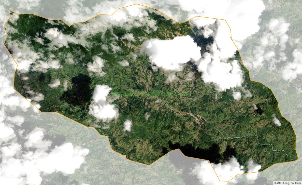 Bản đồ vệ tinh xã Nậm Khòa, huyện Hoàng Su Phì
