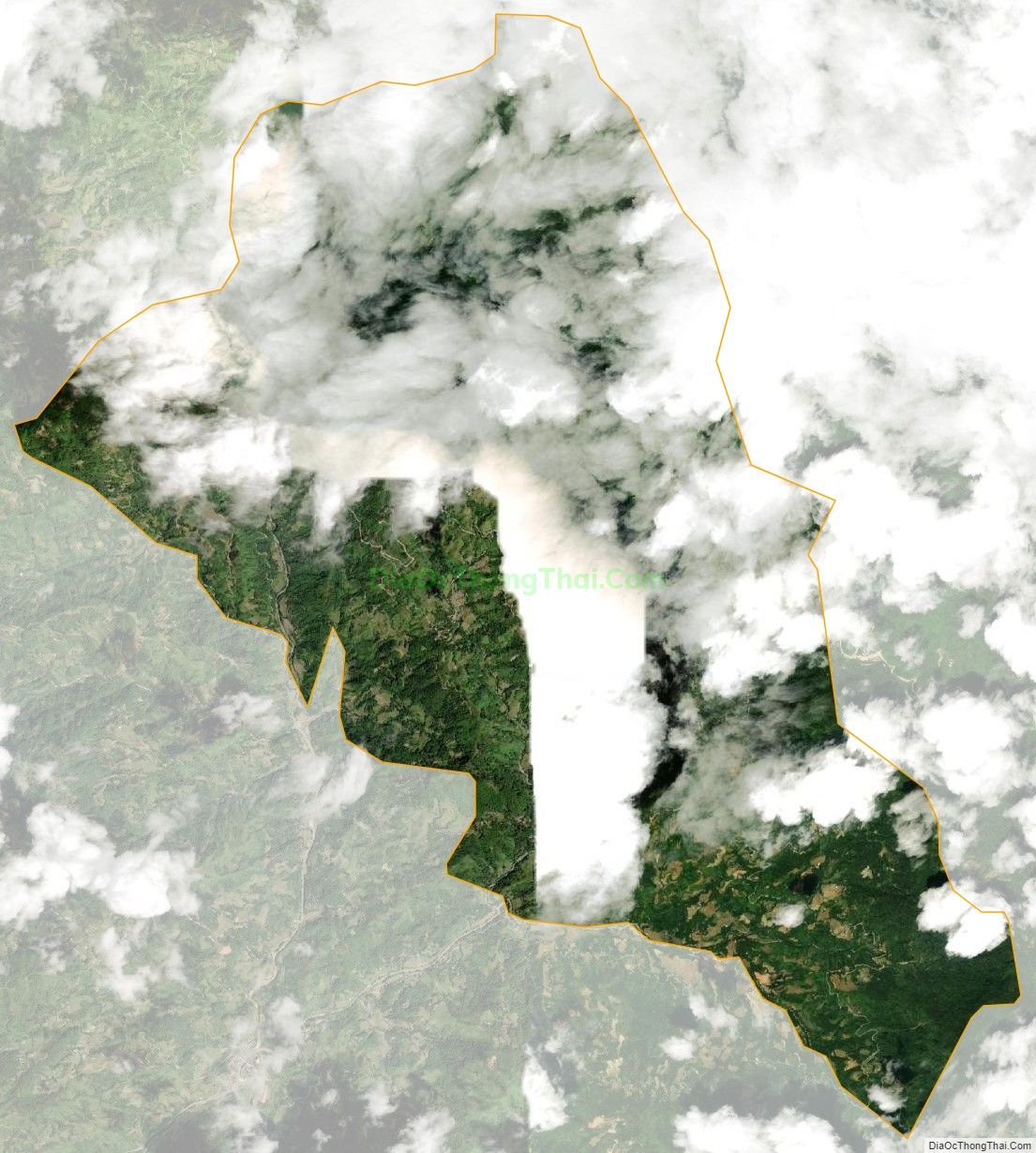 Bản đồ vệ tinh xã Nậm Tỵ, huyện Hoàng Su Phì