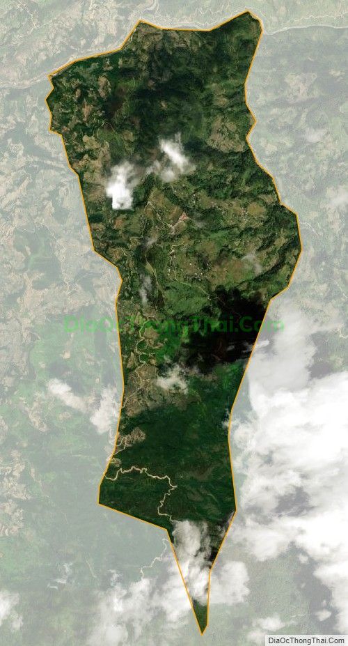 Bản đồ vệ tinh xã Nàng Đôn, huyện Hoàng Su Phì