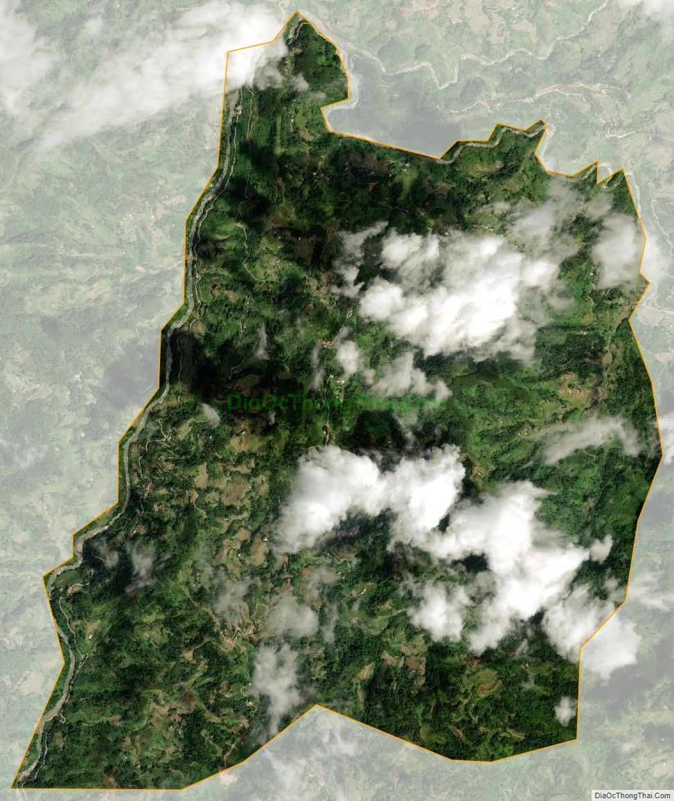Bản đồ vệ tinh xã Ngàm Đăng Vài, huyện Hoàng Su Phì