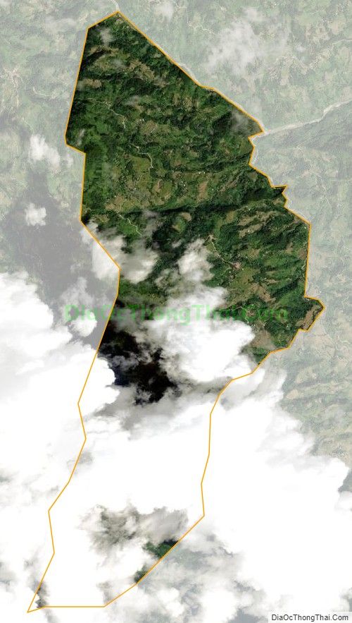 Bản đồ vệ tinh xã Sán Xả Hồ, huyện Hoàng Su Phì
