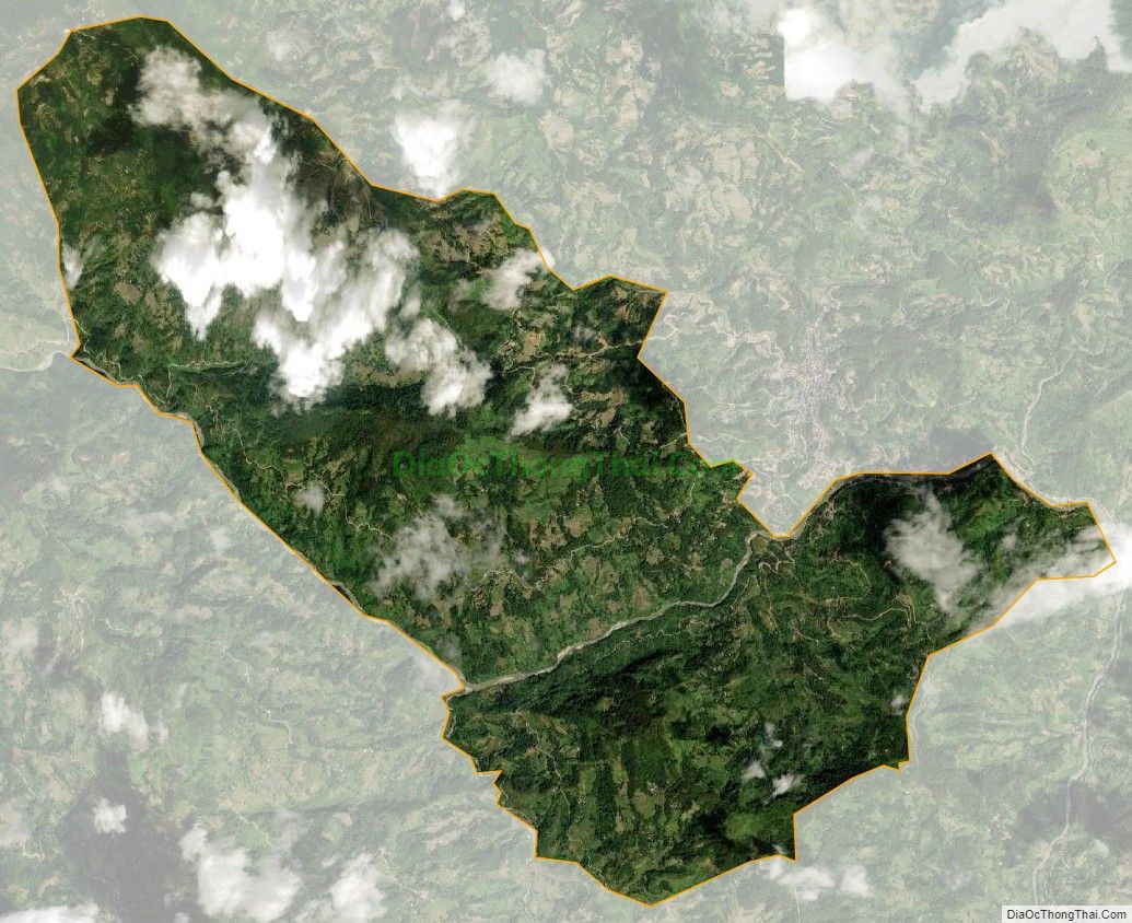 Bản đồ vệ tinh xã Tụ Nhân, huyện Hoàng Su Phì