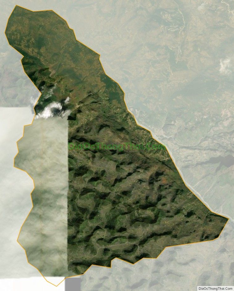 Bản đồ vệ tinh xã Giàng Chu Phìn, huyện Mèo Vạc