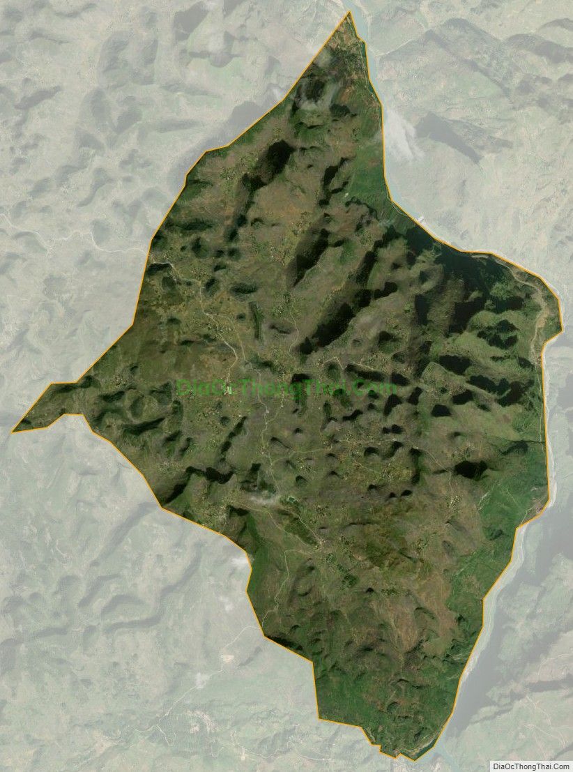 Bản đồ vệ tinh xã Lũng Pù, huyện Mèo Vạc