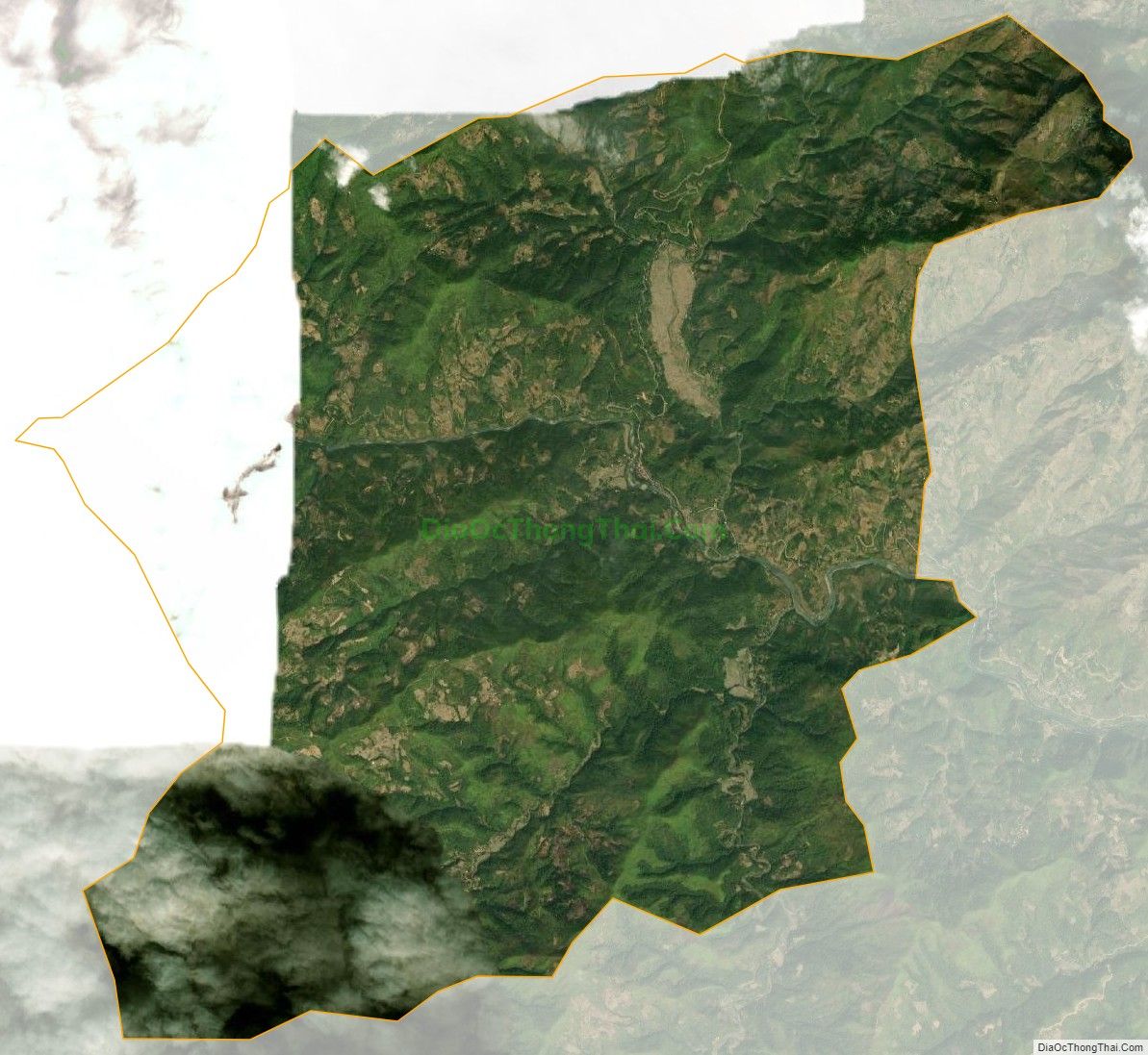 Bản đồ vệ tinh xã Niêm Sơn, huyện Mèo Vạc
