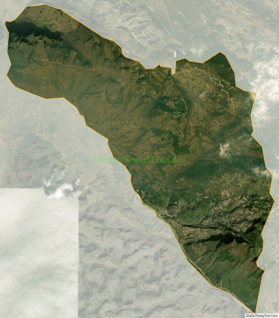 Bản đồ vệ tinh xã Xín Cái, huyện Mèo Vạc