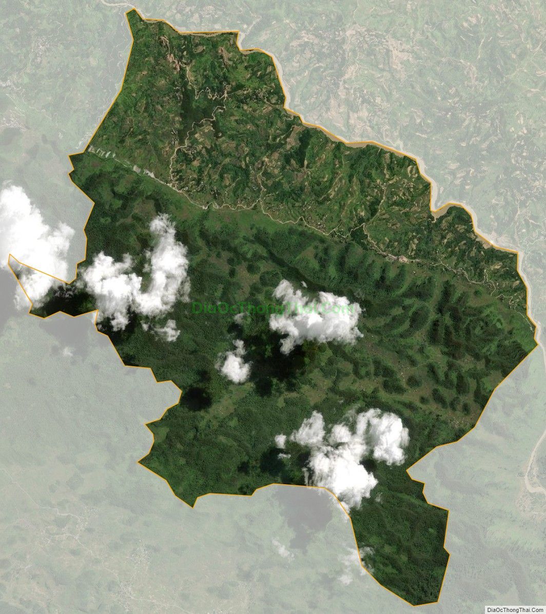 Bản đồ vệ tinh xã Bát Đại Sơn, huyện Quản Bạ