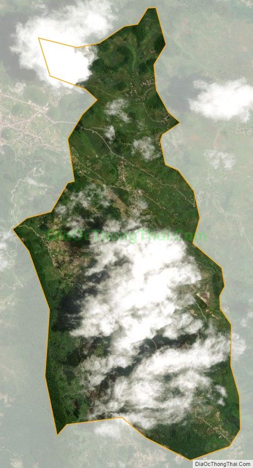 Bản đồ vệ tinh xã Quản Bạ, huyện Quản Bạ