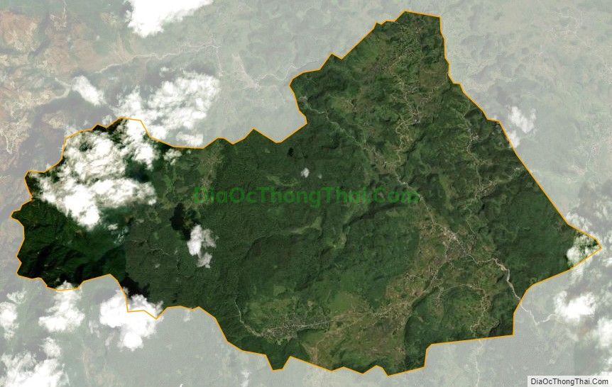 Bản đồ vệ tinh xã Tùng Vài, huyện Quản Bạ