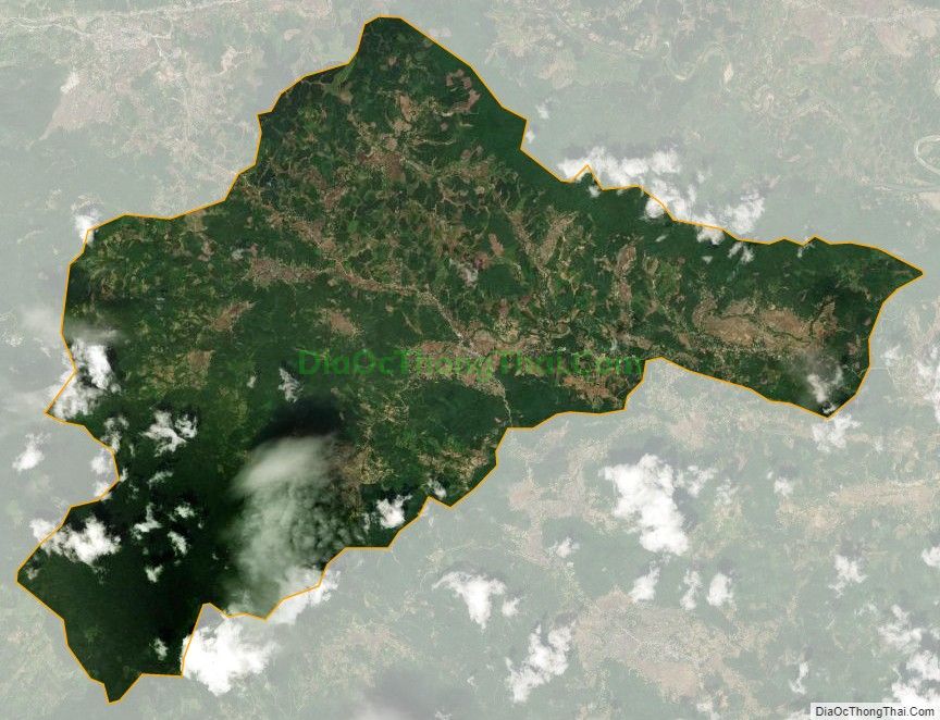 Bản đồ vệ tinh xã Bằng Lang, huyện Quang Bình