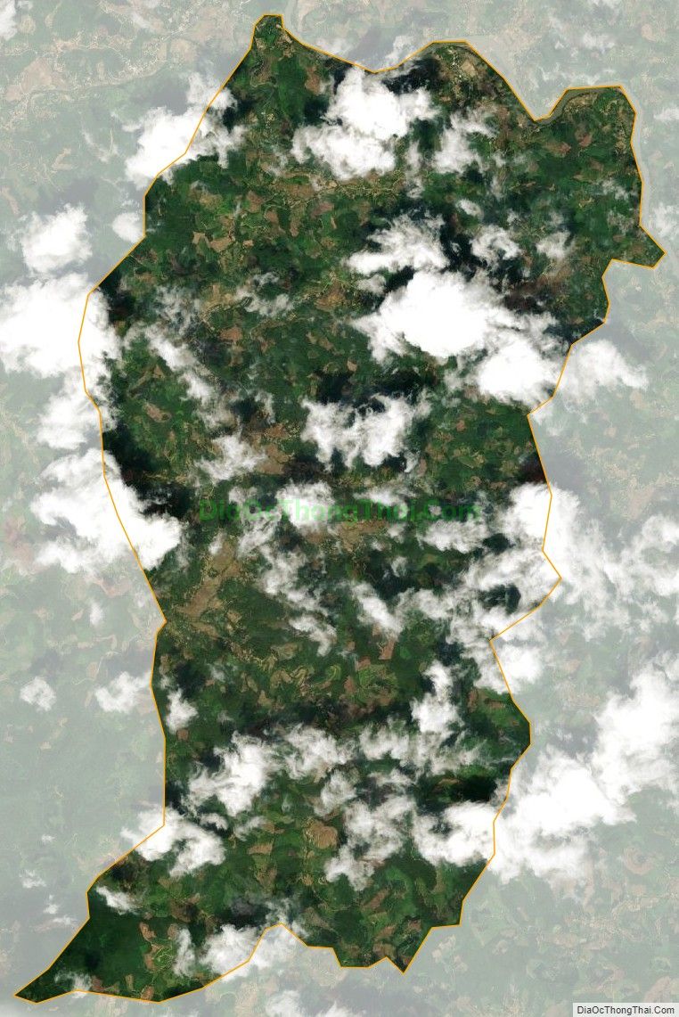 Bản đồ vệ tinh xã Hương Sơn, huyện Quang Bình