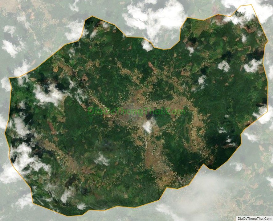 Bản đồ vệ tinh xã Tiên Yên, huyện Quang Bình