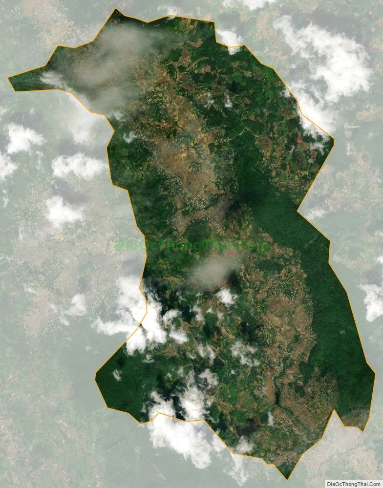 Bản đồ vệ tinh xã Vĩ Thượng, huyện Quang Bình