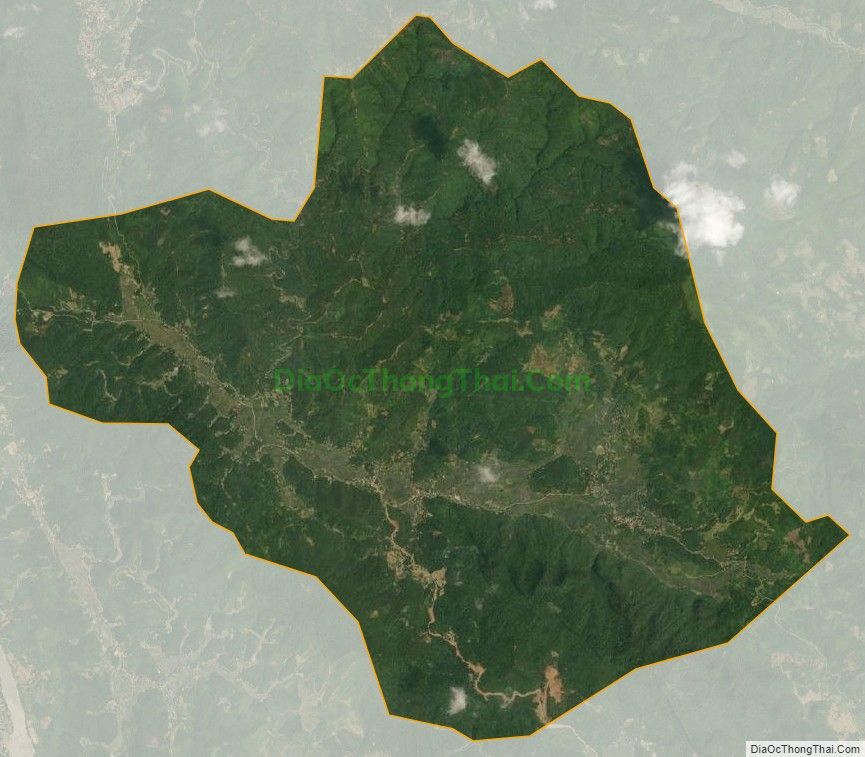 Bản đồ vệ tinh xã Kim Thạch, huyện Vị Xuyên