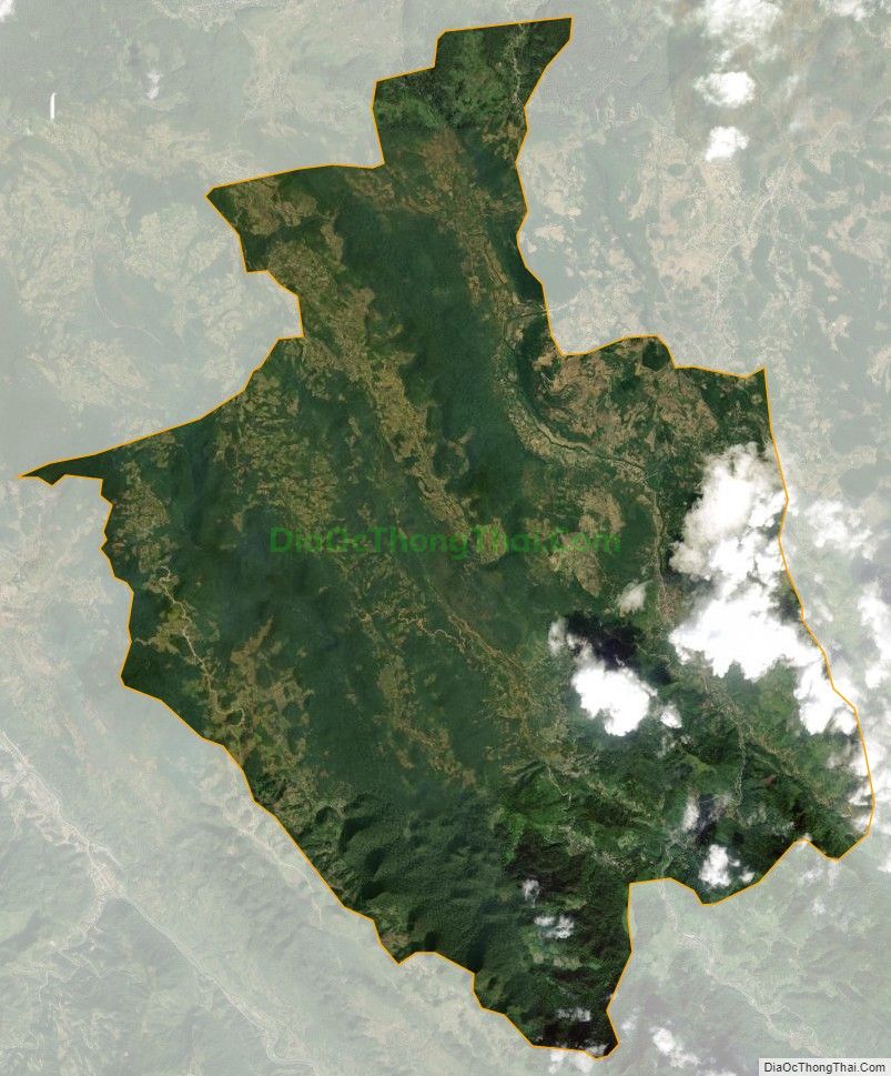 Bản đồ vệ tinh xã Minh Tân, huyện Vị Xuyên