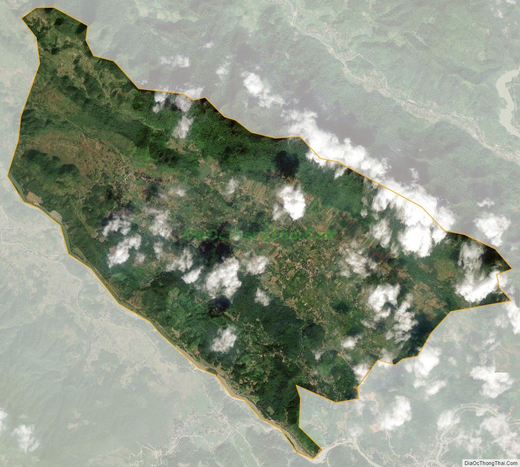 Bản đồ vệ tinh xã Phong Quang, huyện Vị Xuyên