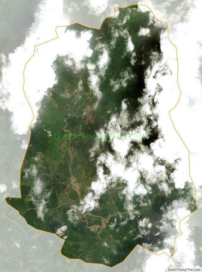 Bản đồ vệ tinh xã Tùng Bá, huyện Vị Xuyên