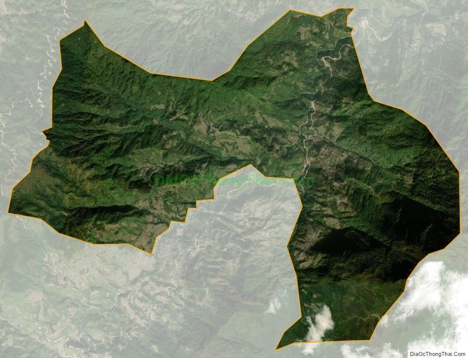 Bản đồ vệ tinh xã Xín Chải, huyện Vị Xuyên