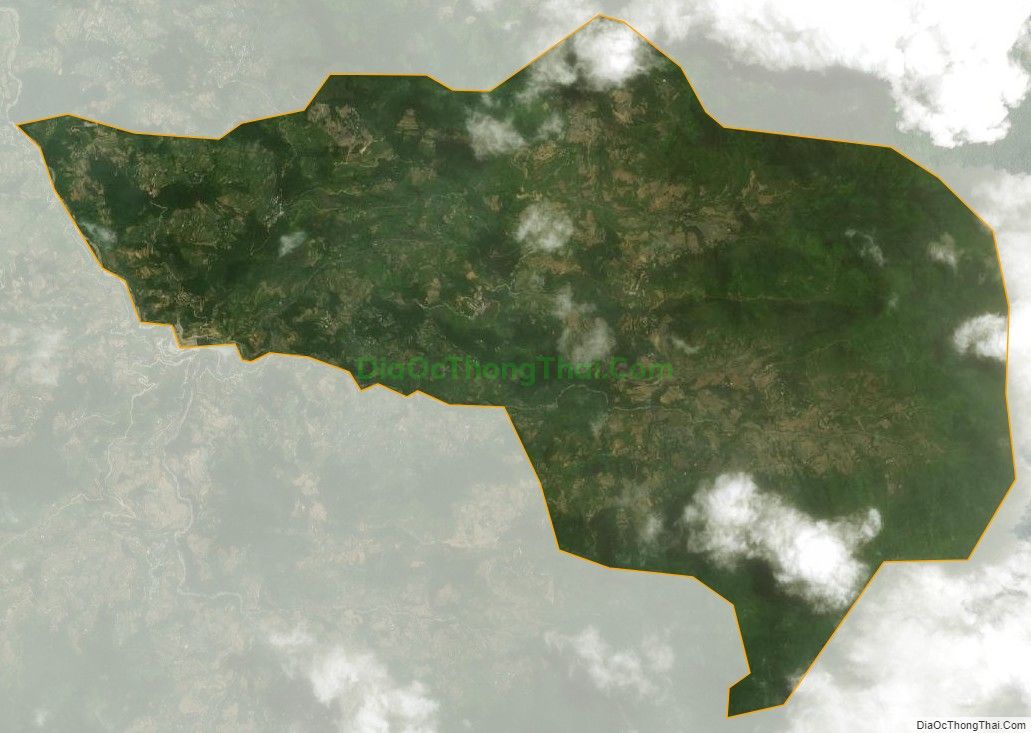 Bản đồ vệ tinh xã Chế Là, huyện Xín Mần