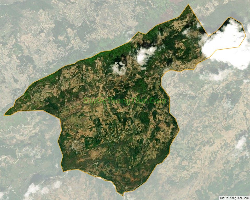 Bản đồ vệ tinh xã Chí Cà, huyện Xín Mần