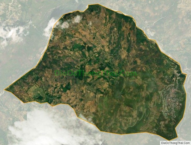 Bản đồ vệ tinh Thị trấn Cốc Pài, huyện Xín Mần
