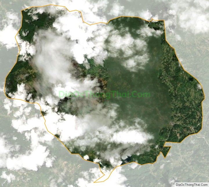 Bản đồ vệ tinh xã Nà Chì, huyện Xín Mần