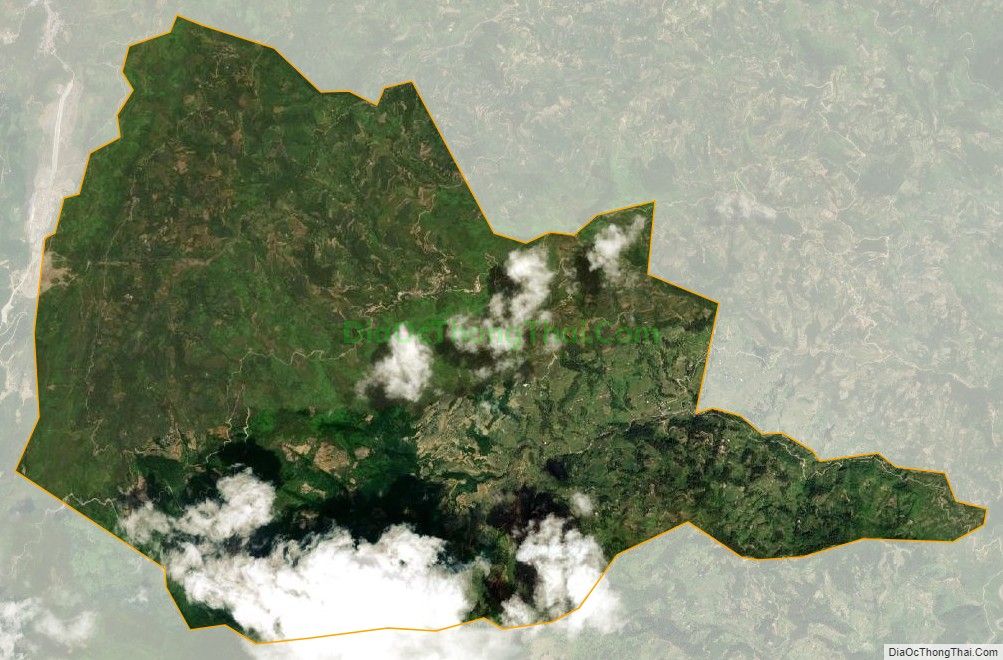 Bản đồ vệ tinh xã Nàn Xỉn, huyện Xín Mần