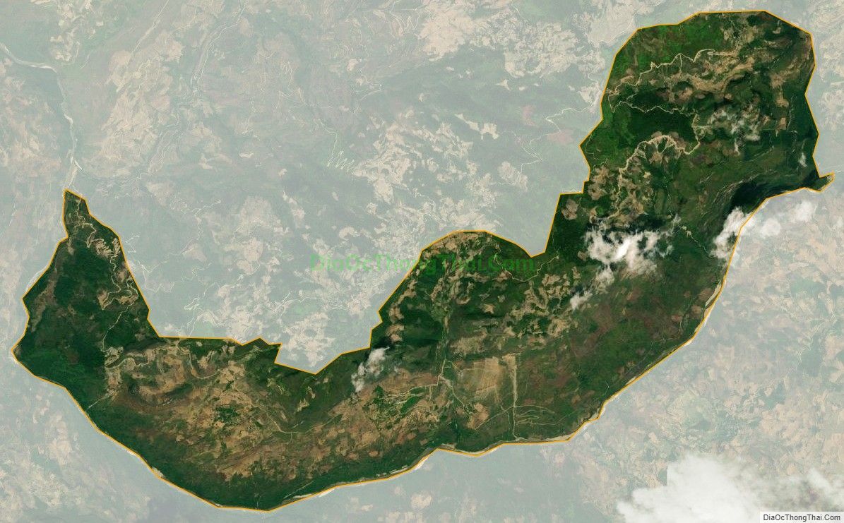 Bản đồ vệ tinh xã Pà Vầy Sủ, huyện Xín Mần