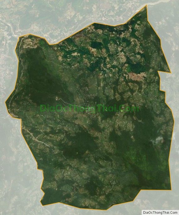 Bản đồ vệ tinh xã Tả Nhìu, huyện Xín Mần