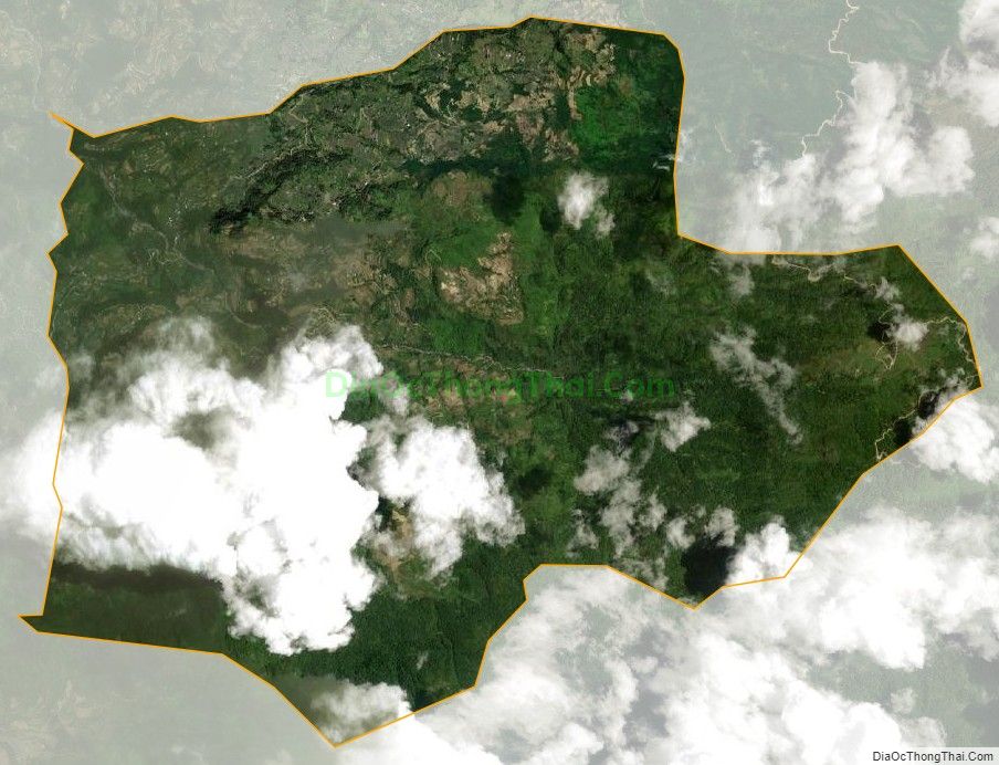 Bản đồ vệ tinh xã Thu Tà, huyện Xín Mần