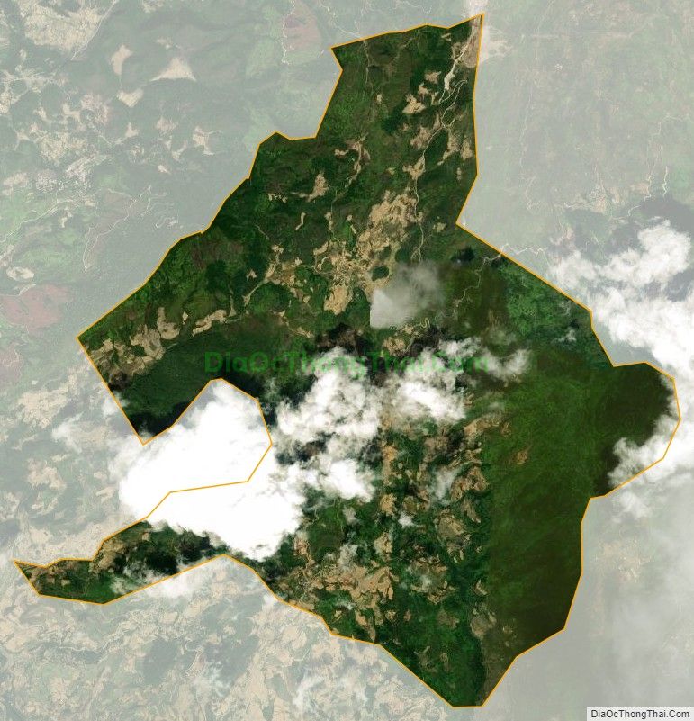 Bản đồ vệ tinh xã Xín Mần, huyện Xín Mần