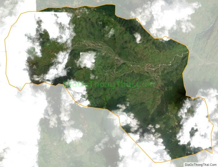 Bản đồ vệ tinh xã Du Già, huyện Yên Minh