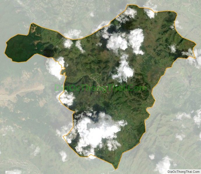 Bản đồ vệ tinh xã Lũng Hồ, huyện Yên Minh
