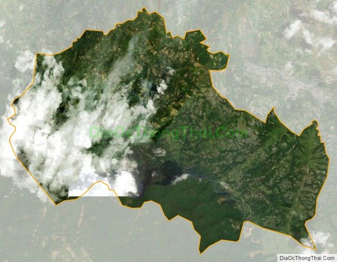 Bản đồ vệ tinh xã Ngam La, huyện Yên Minh