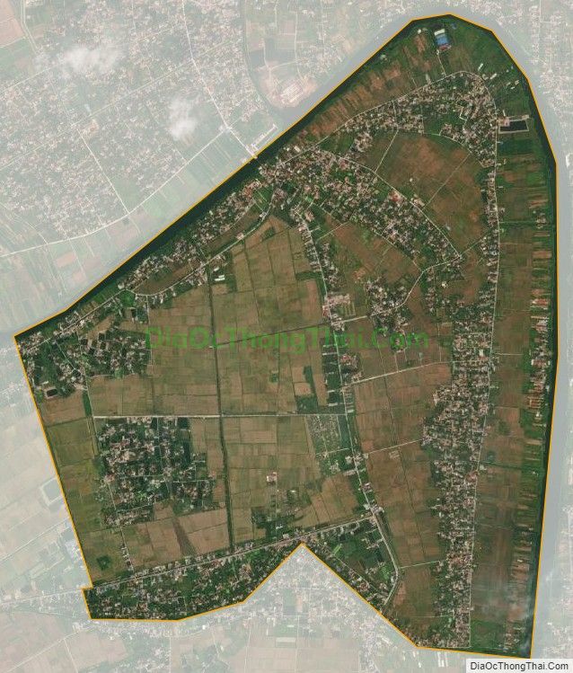 Bản đồ vệ tinh xã An Ninh, huyện Bình Lục