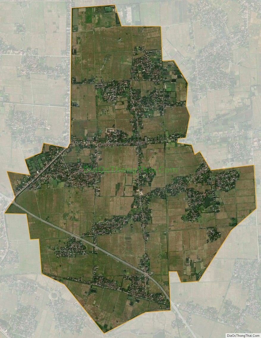 Bản đồ vệ tinh xã An Nội, huyện Bình Lục