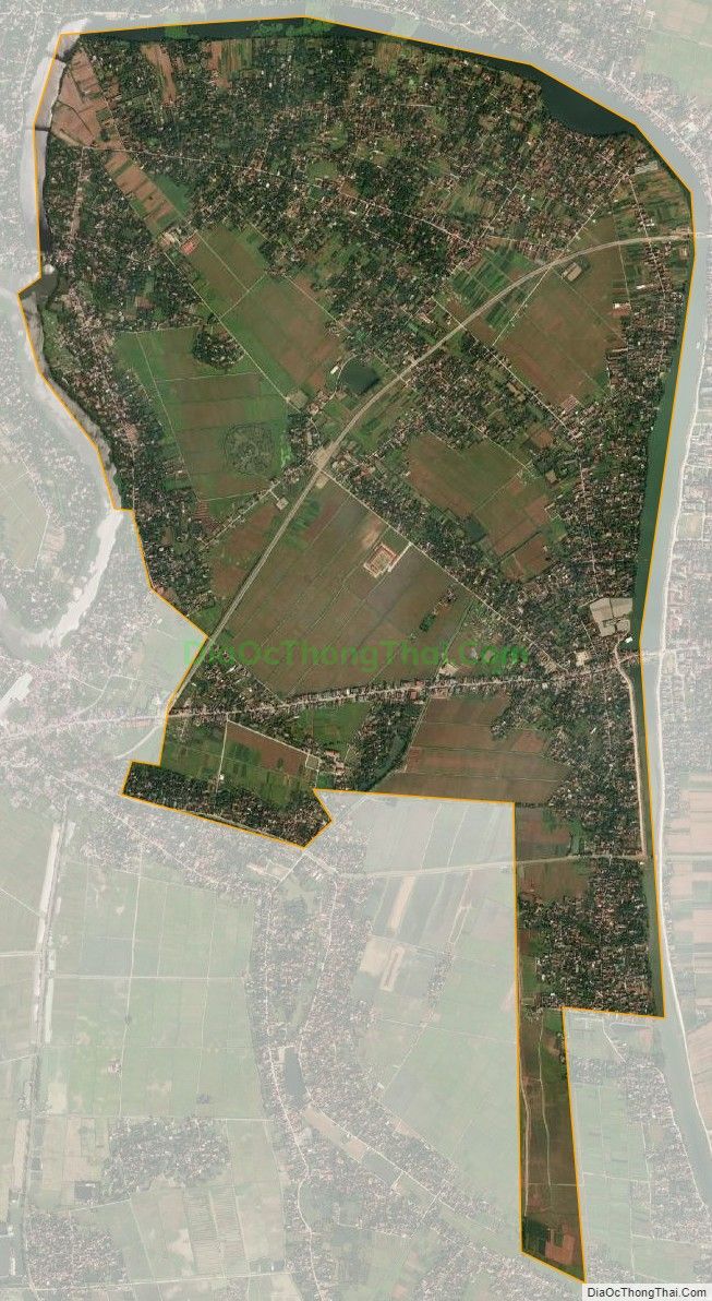 Bản đồ vệ tinh xã Bình Nghĩa, huyện Bình Lục